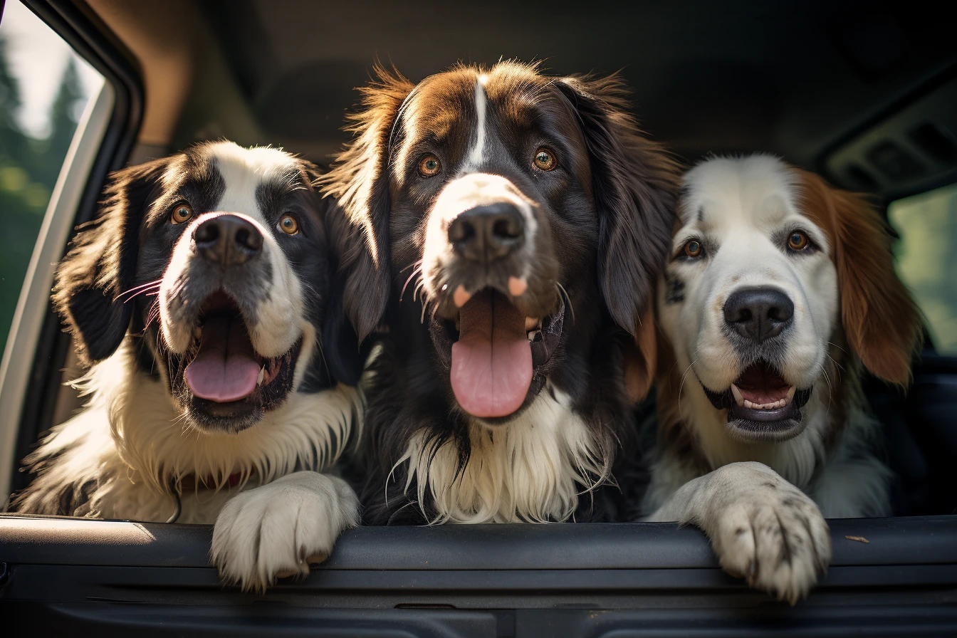 Honda Civic Dog Car Seat Belt for St. Bernards